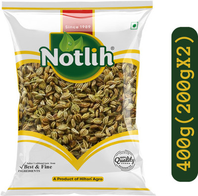 Notlih Whole Ajwain/ Carom Seeds 200gmX2(2 x 200 g)