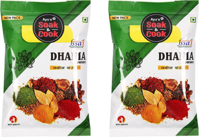 Ayus Soak & cook Classic Coriander/Dhaniya Powder Pack of 2(2 x 100 g)