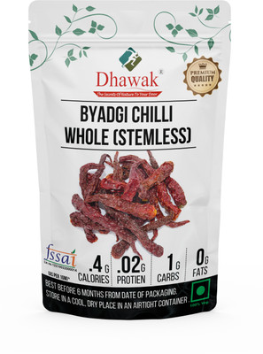 Dhawak MATHANIA RED Chilli (LAL MIRCH SABUT) STEMLESS(500 g)