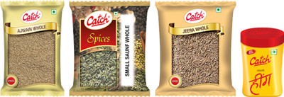 Catch Ajwain, Fennel, Jeera, Hing Combo(4 x 87.5 g)