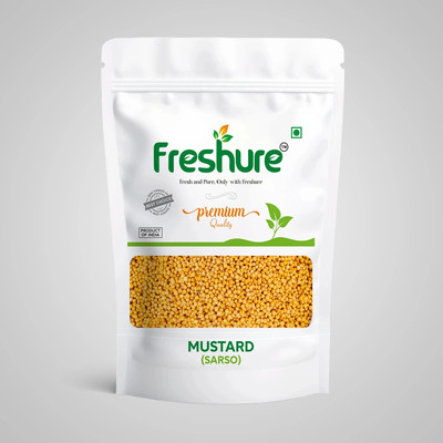 Freshure Yellow Mustard Seeds (Sarson) | Pili Sarson |Sarson Daana(900 g)