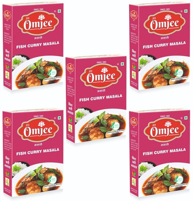 JEE OM JEE Fish Curry Masala 100gm(5 x 100 g)