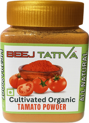 Beej Tattva Pure Sun-Dried Tomato Powder – Tangy & Nutritious(2 x 100 g)