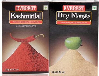 EVEREST Red Chilli Powder,+dry maango(2 x 50 g)
