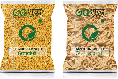 Goshudh Amchur Sabut 100gm & Dana Methi 250gm Combo Pack 350g(350 g)