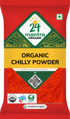 24 mantra ORGANIC Organic Chilli Powder/Laal Mirch/Karam Podi(100 g)