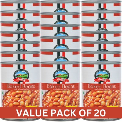 caneen Baked Beans(with tomato sauce)400g*20(20 x 400 g)