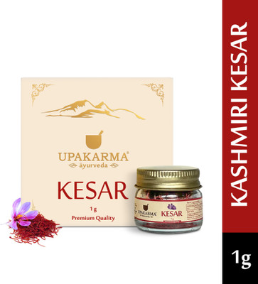 UPAKARMA Premium, Pure, Natural and Finest Kashmiri Kesar / Saffron Threads(1 g)