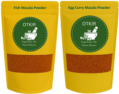 Otkir Home Made Fish Masala And Egg Curry Masala Powder Combo Pack- 50 Gram Each(2 x 50 g)