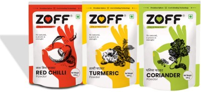 zoff Chilli, Turmeric, Coriander/Dhaniya(3 x 100 g)