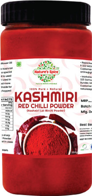 Nature's Spice Kashmiri Red Chilli Powder (Kashmiri Lal Mirch)(250 g)