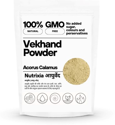 Nutrixia food Vekhand Powder -Gudbach PowdeR-Bach - Vach Powder - Acorus Calamus Powder - Sweet Flag -Godavach-गुदबक(100 g)