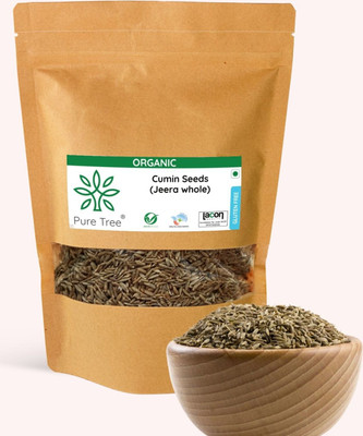 Pure Tree Organic Cumin Seeds Whole Jeera(250 g)