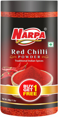 Narpa Red Chilli Powder jar 200g – Buy 1 Get 1 Free(500 g)