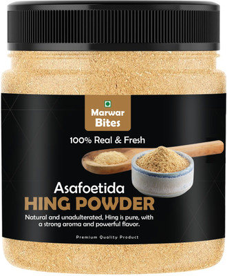 Marwar Bites Hing | Pure Asafoetida Powder | Aromatic Spice for Tadka & Digestion(100 g)