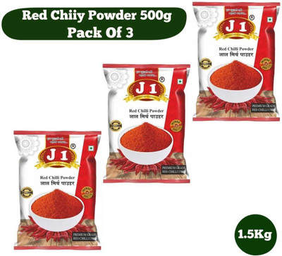 J-1 Red Chilli Powder 500g × 3 Packets(3 x 500 g)