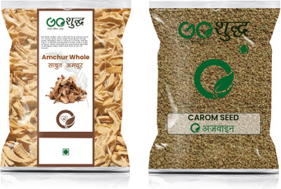 Goshudh Ajwain 500gm & Amchur Sabut 1Kg Combo Pack 1500g(2 x 750 g)