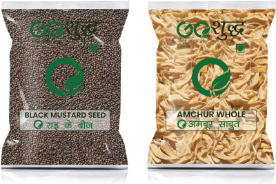 Goshudh Amchur Sabut 100gm & Rai 250gm Combo Pack 350g(2 x 175 g)