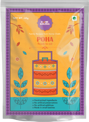 Home Kouzina Ready to Eat Poha | Freeze-Dried Instant Breakfast | No Preservatives(70 g)