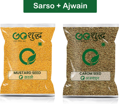 Goshudh Ajwain 500gm & Sarso 250gm Combo Pack 750g(750 g)