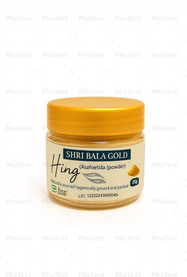 shri bala gold Hing (Asafoetida Powder) – Premium Quality, 25g NaturalHing/Asafoetida(25 g)