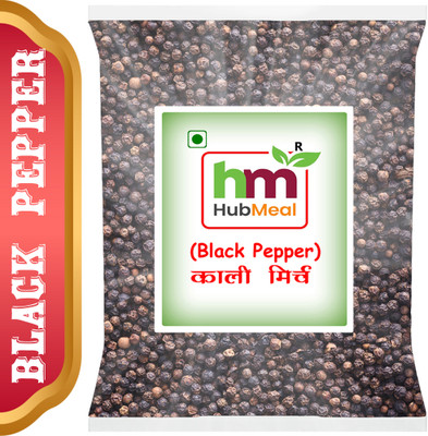 Hubmeal Whole Black Pepper/Peppercorn [Kali Mirch] 50g Aromatic & Natural |(50 g)