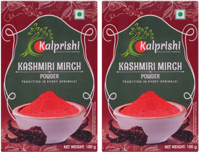 Kalprishi Premium Kashmiri Chilli Powder Combo Pack of 2 | Pure & Vibrant Red(2 x 100 g)