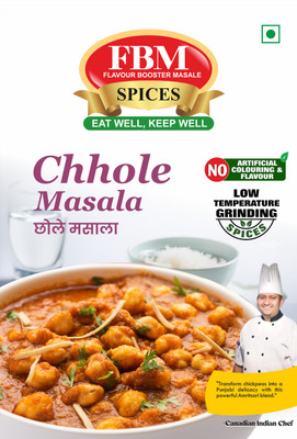 FBM Flavour Booster Masale FBM Chhole Masala 100g, No Added Color, Authentic Flavor(100 g)
