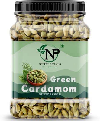 nutri petals Cardamon Whole | Hari Elaichi | Elaichi for Tea, Pooja or Eating(200 g)