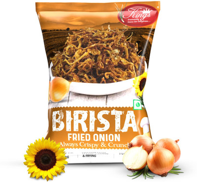 Kings Birista Fried Onion with Sunflower Oil, Crispy & Ready to Use (50g x 18 Pouches)(900 g)
