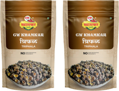 GW Khamkar Triphala/ Trifala Whole Traditional Spice, 200 grams, Pack of 2(100g each)(2 x 100 g)