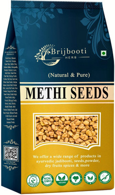 BrijBooti Methi Seed (800 Gm) | Fenugreek Seeds | Whole Methi Dana Seeds | Indian Spices(800 g)