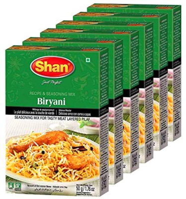 SHAN Biryani Masala (Pack of 6 Pcs)(6 x 60 g)