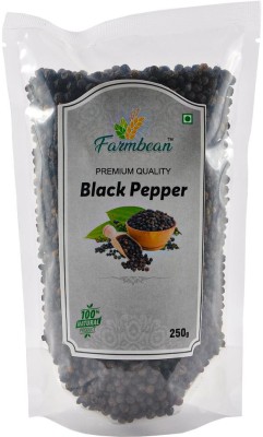 Farmbean Whole Bold Blackpepper | Export Quality Peppercorn | Natural Kali Mirch | Extra Bold Good for Grinding ( 250 Gms)(250 g)