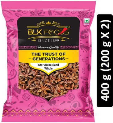 BLK FOODS Select Star Anise Seed Whole (Badiyan) 400g (2 X 200g)(2 x 200 g)