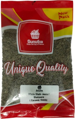 Gunvika Premium Whole Shahi Jeera - Shahjeera - Caraway Seeds - Black Cumin(400 g)