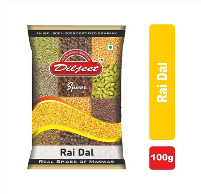 DILJEET SPICES rai dal/mustard kernals_100gm(100 g)