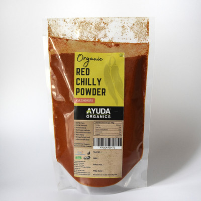 AYUDA Kashmiri Red Chilli Powder I Lal Mirch Powder I Spicy Taste for Healthy Cooking(250 g)