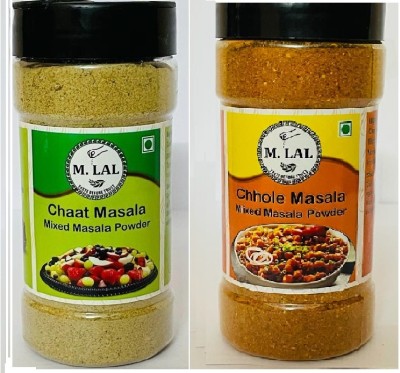 M. Lal Chunky & Chatpata Chaat Masala & Chhole Masala (125 gram in each) pack of 2(2 x 125 g)