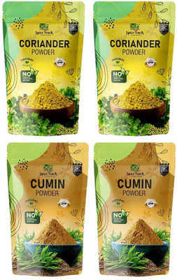 Spice Truck Combo of Jeera (Cumin) & Coriander (Dhaniya) Powder (Pack of 4) 100g x 4(4 x 100 g)