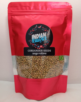 IndianTwist Pure & Fresh Khada Dhaniya – Whole Coriander Seeds for Cooking & Health(200 g)