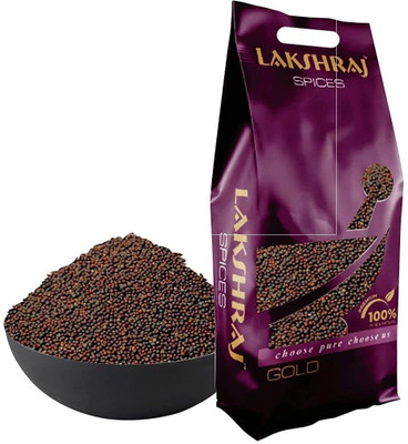 LAKSHRAJ SPICES Small Mustard SEEDS 1Kg | Rai - 1kg(1 kg)