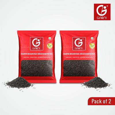 GARNI Raw Nigella Seed | Kalonji Seeds | Black Cumin Seeds(2 x 50 g)