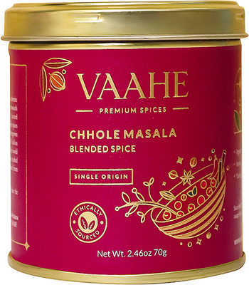 VAAHE Chhole Masala | 12+ Natural Spices Blend | Freshly Ground and Packed(70 g)