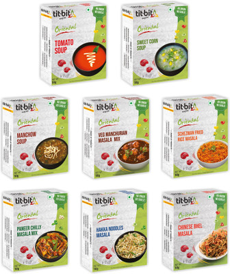 Tit-Bit Oriental Jumbo No Onion No Garlic Meal Combo(9 x 50 g)