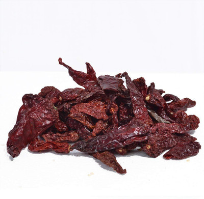 Roods Fresh Kashmiri Red Chilli Whole Dried/Sukhi Lal Mirch)/Stemless/Medium Spicy(100 g)