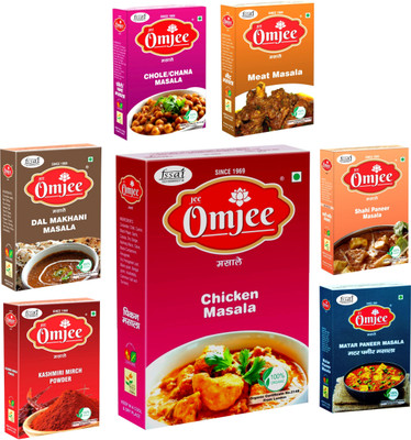 JEE OM JEE Combo Spices Pack of 7 (Per Pack 100gm)(7 x 0.01 kg)