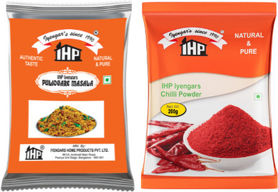 IHP Puliogare Masala & Chilli Powder(2 x 200 g)