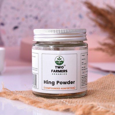 TWO FARMERS ORGANICS Natural Hing Compounded Asafoetida Powder(50 g)