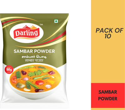 Darling Sambar Powder 50 G (Pack of 10) 500 G(10 x 50 g)